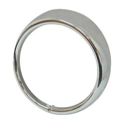 Aro Farol Fusca Kombi 76 em diante 1 Furo Cromado Par  Aro Farol Fusca Kombi 76 em diante 1 Furo Cromado Par